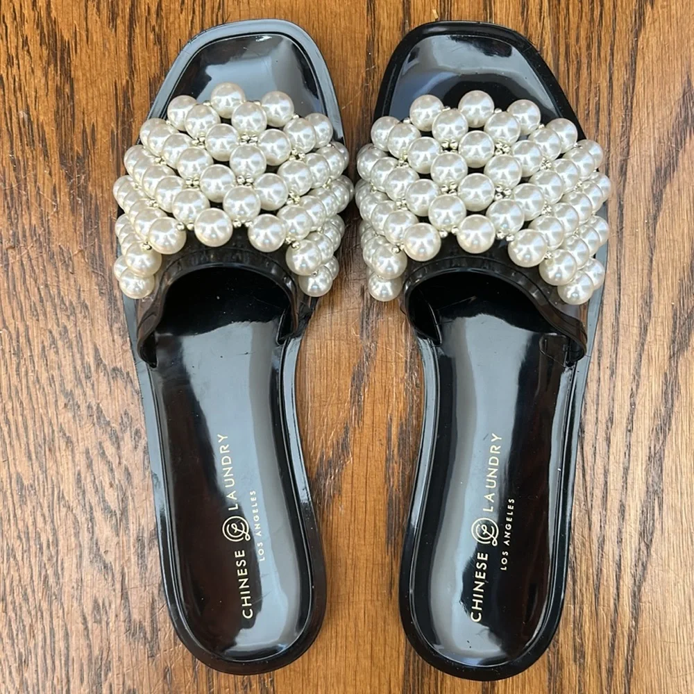 🆕 Chinese Laundry Bryer PVC Pearl Sandal